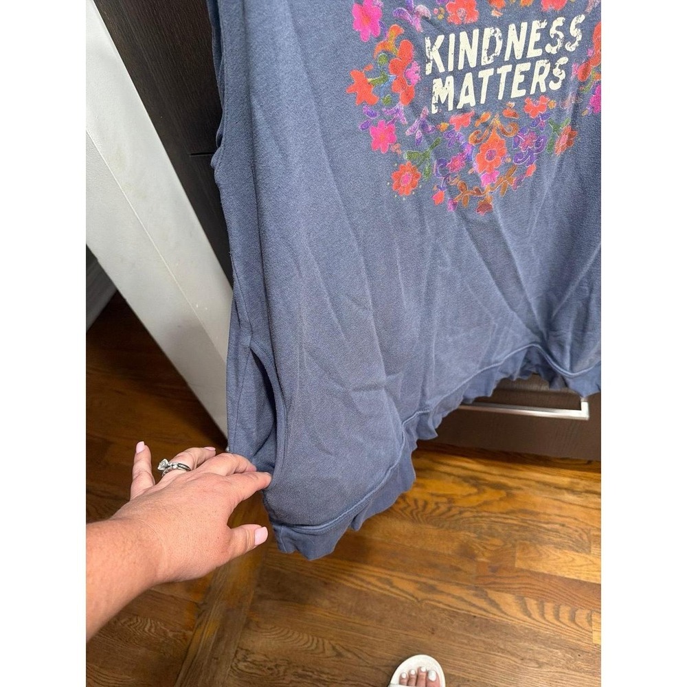 Natural Life "Kindness Matters" short sleeve sweatshirt women's XL - Picture 4 of 5